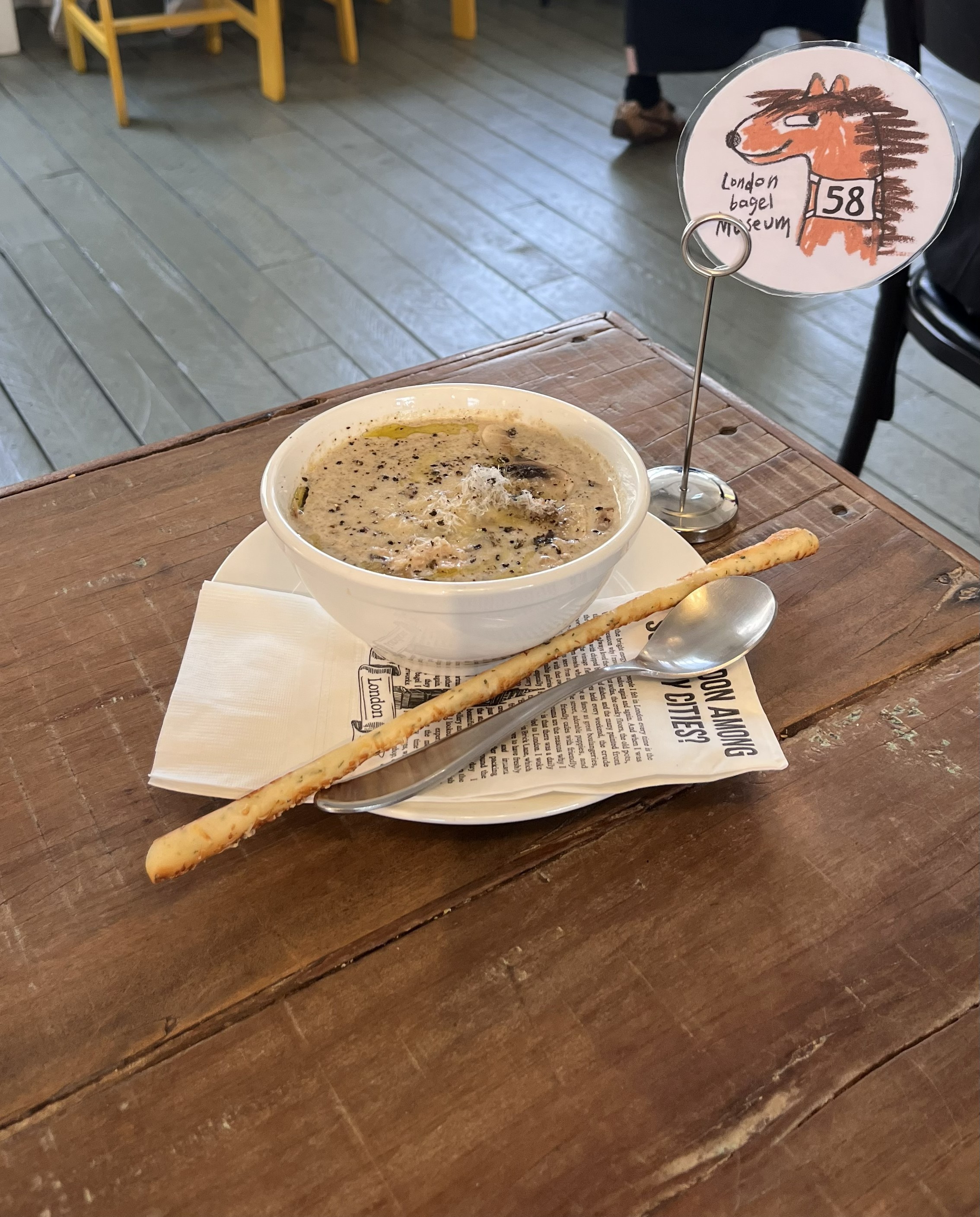 マッシュルームのスープ